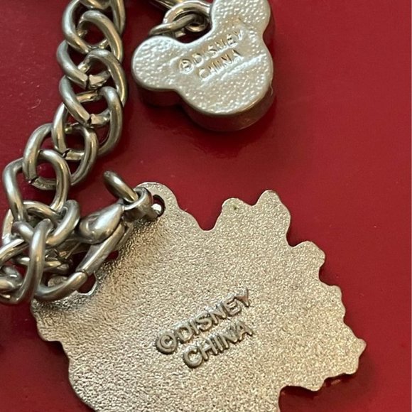 Charm Bracelet Disney Mickey Castle Ears Pink Bling 2012 - Picture 6 of 7